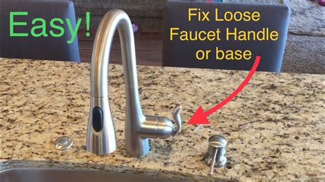 moen kitchen faucet loose handle|How To Tighten A Loose Moen Single Handle Kitchen。